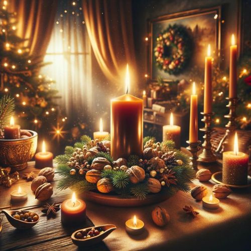 sviečky vo vianočných tradíciách