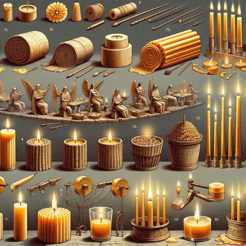 hist´´oria výroby sviečok